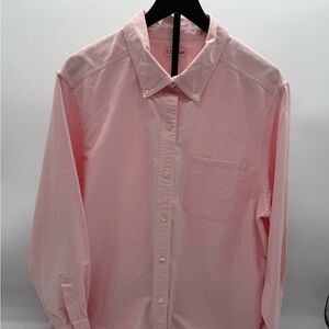 L.L. Bean 2X Big Tall Pink Oxford Button Down Shirt